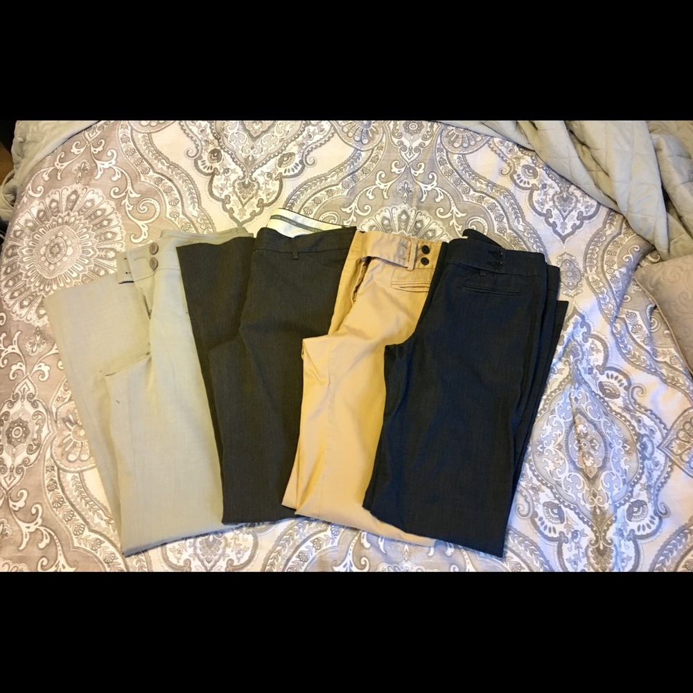 Bundle of 4 dress pants